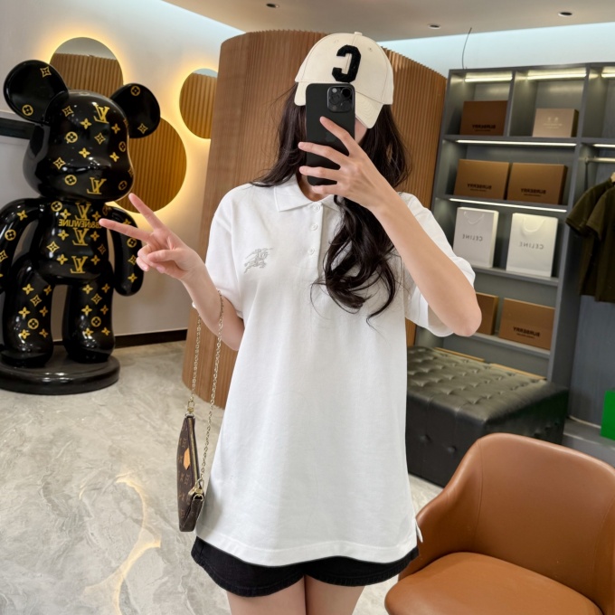 burberry slim fit ekd check cotton polo shirt